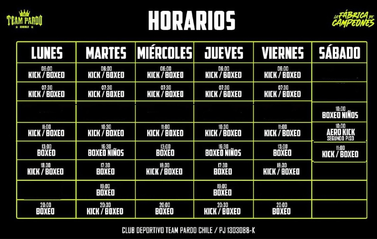 Entrenamiento de kickboxing en Santiago - Team Pardo